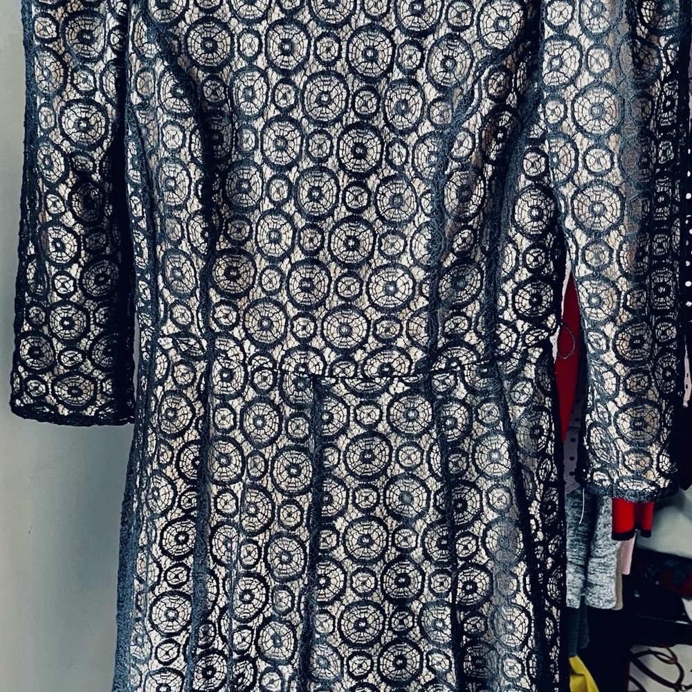 Arden B Soft net black dress